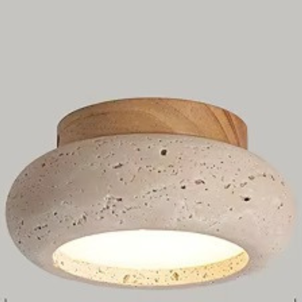 The Stonix Stone Round LED Ceiling Light
