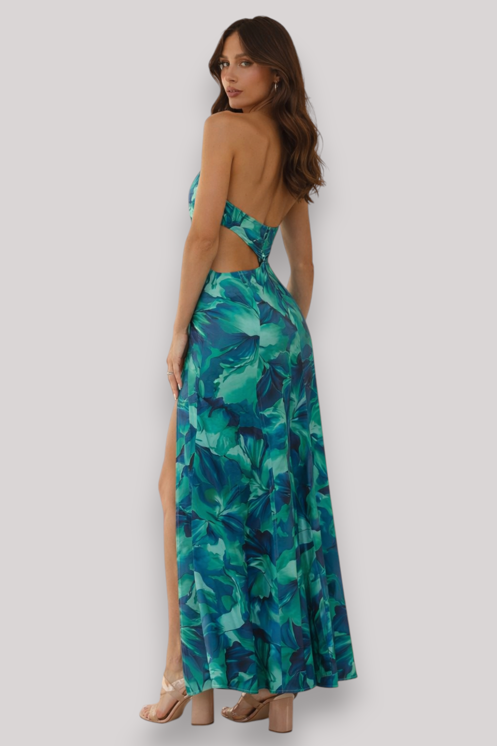The Sylvie Floral Print Off Shoulder Bodycon Party Dress