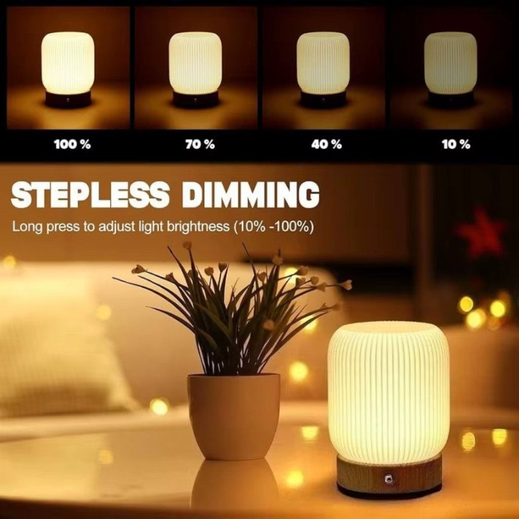 The Tactora Rechargeable 3 Colour Dimming Night Light