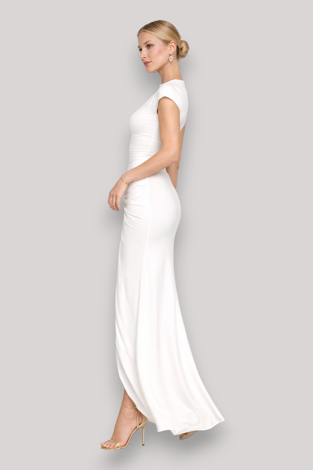 The Tahlia Women's Twisted Waist Midi Dress