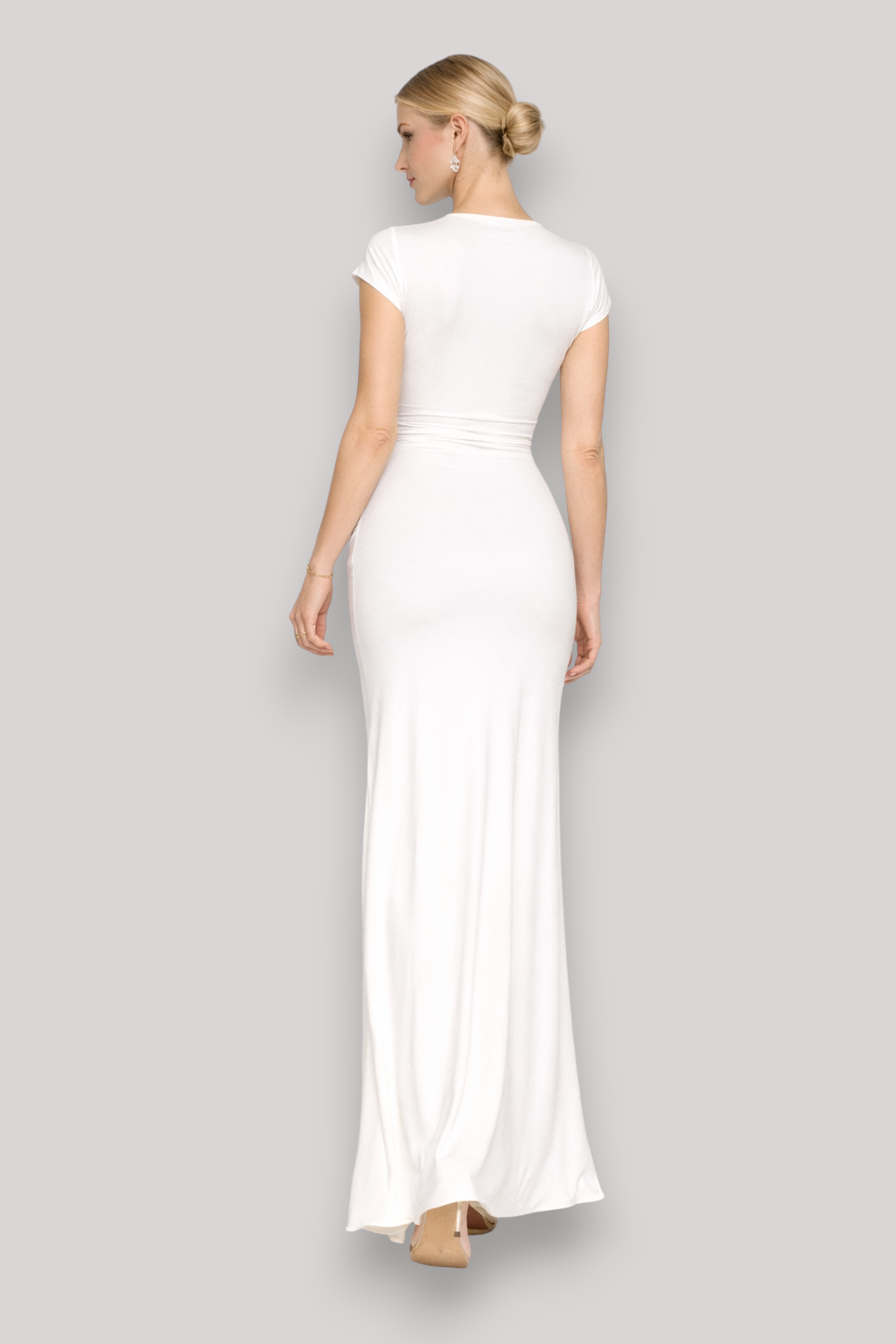 The Tahlia Women's Twisted Waist Midi Dress