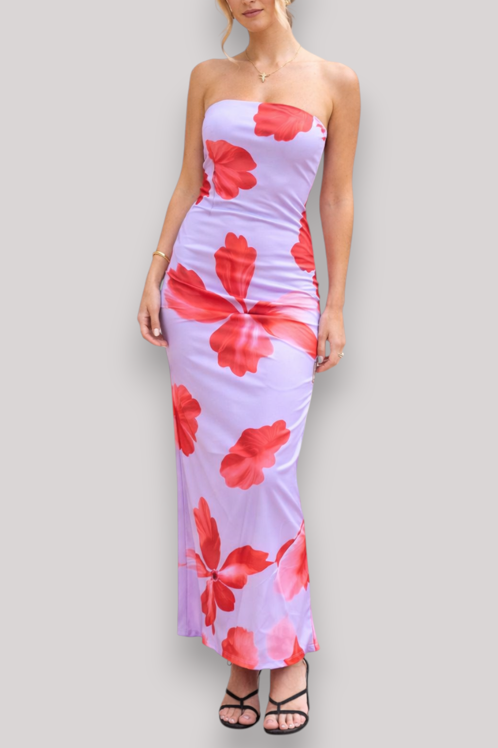 The Talia Women's Butterfly Print Bodycon Midi Dress