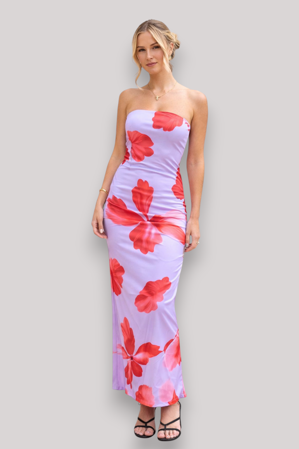 The Talia Women's Butterfly Print Bodycon Midi Dress