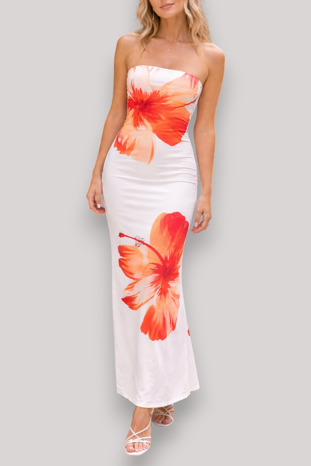 The Talia Women's Butterfly Print Bodycon Midi Dress