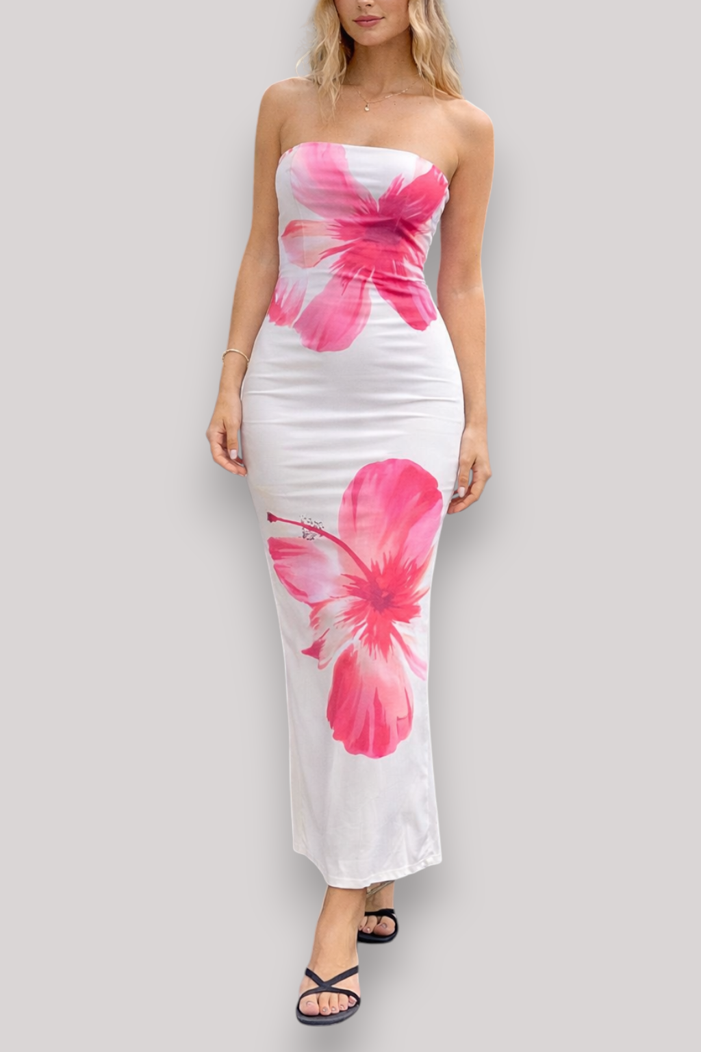 The Talia Women's Butterfly Print Bodycon Midi Dress