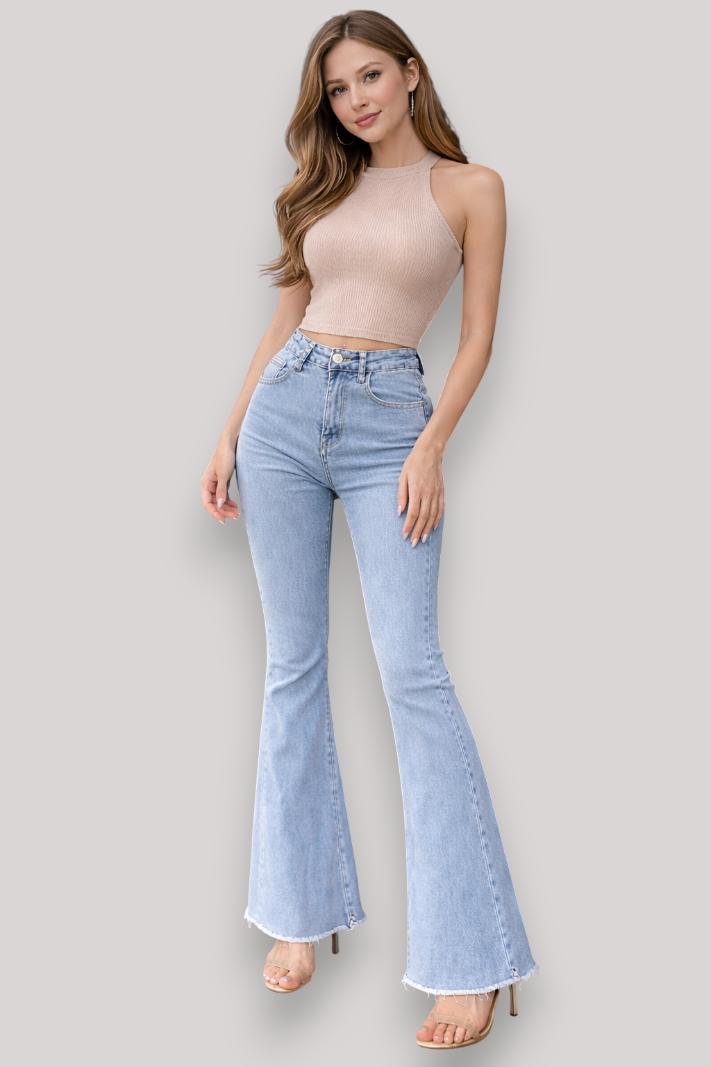 The Tallulah Women's High Waist Flare Jeans