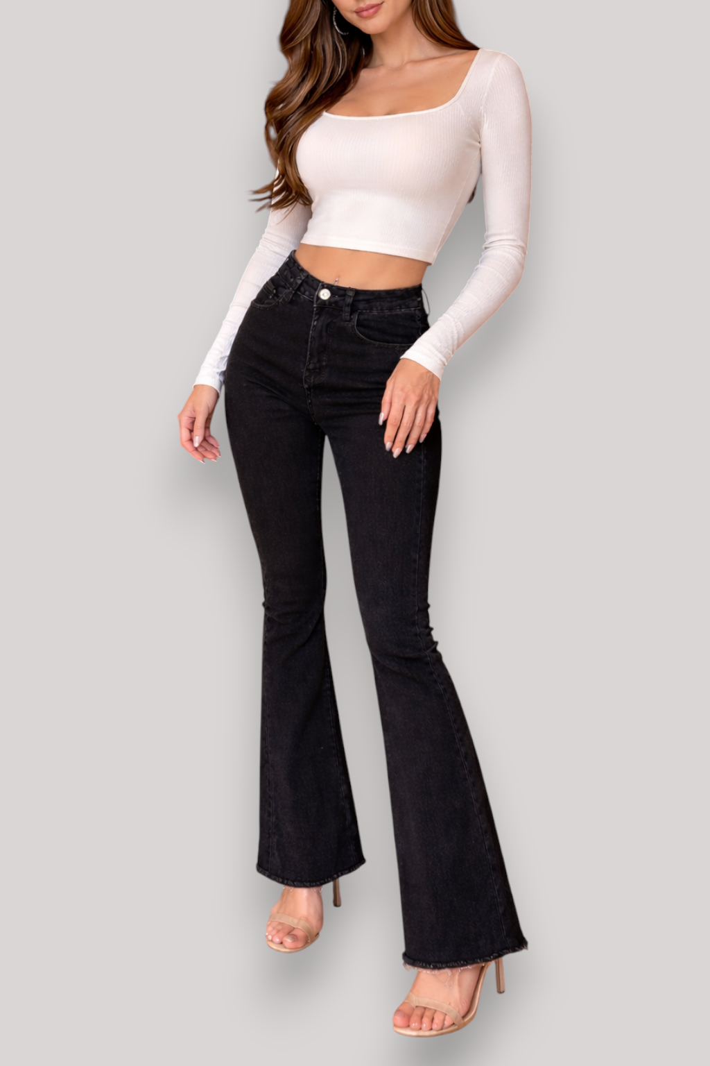 The Tallulah Women's High Waist Flare Jeans