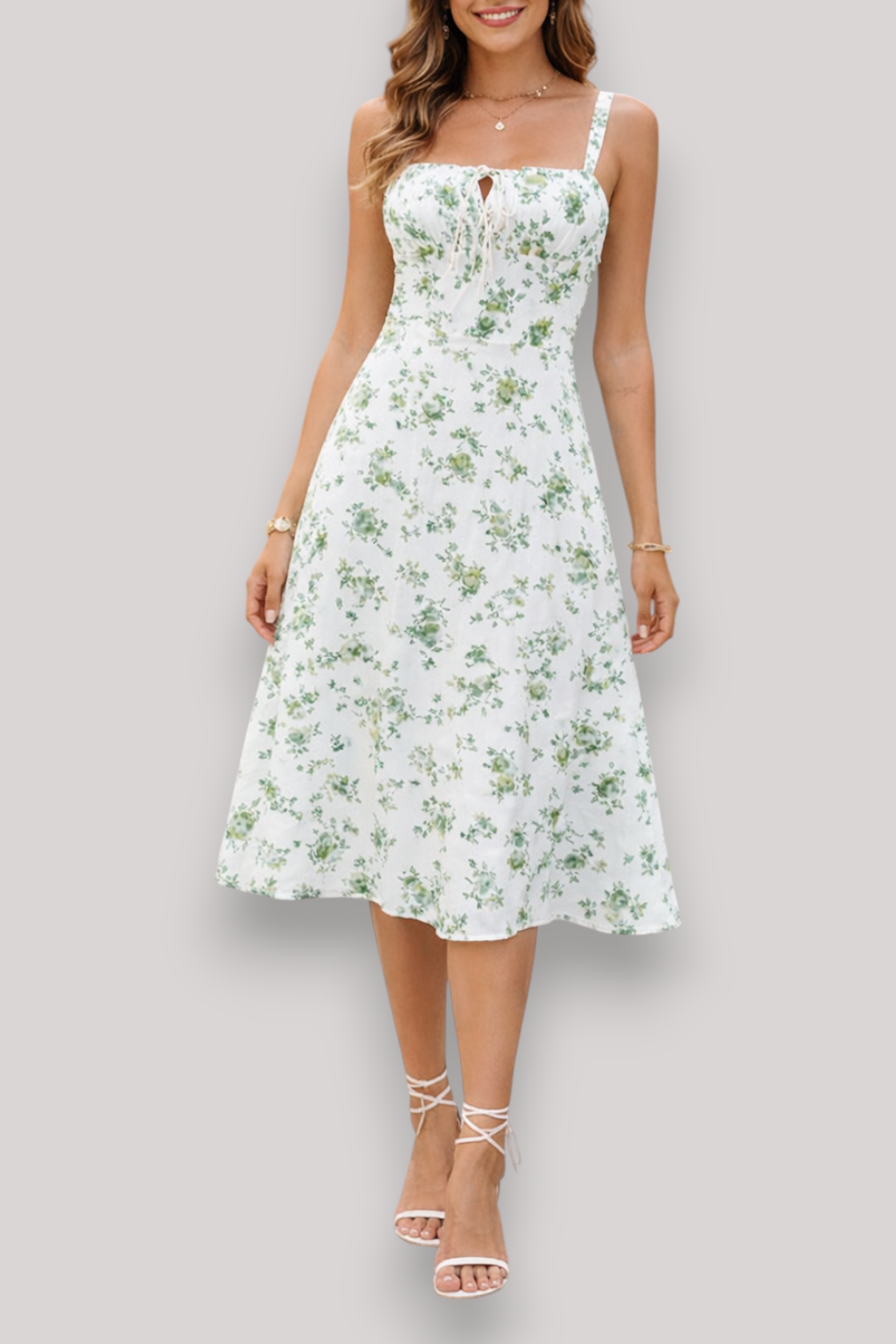 The Thalia Women's Elegant Backless Midi Dress