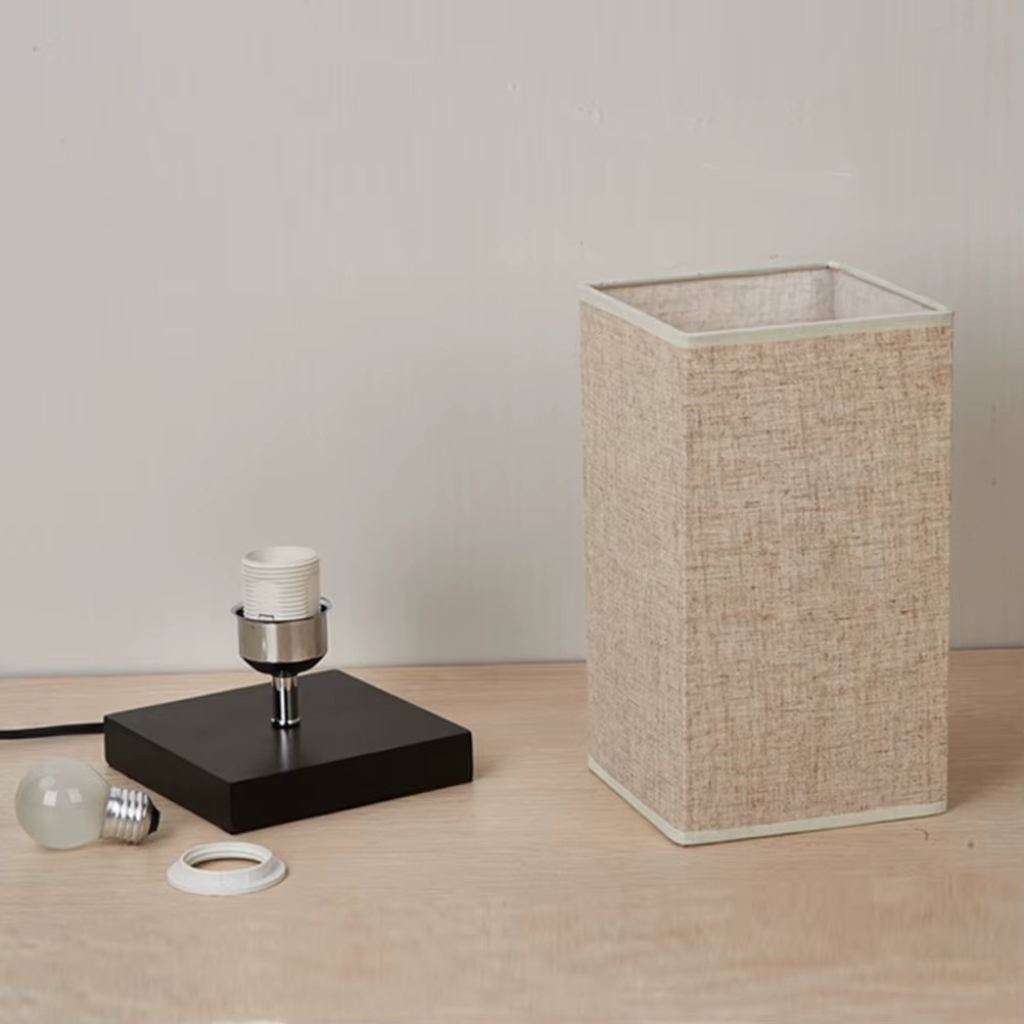 The Timbera Wooden Japanese Style Table Lamp