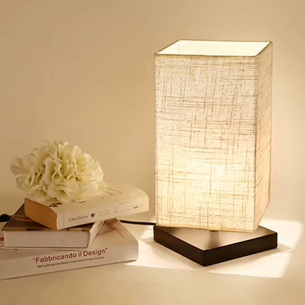 The Timbera Wooden Japanese Style Table Lamp