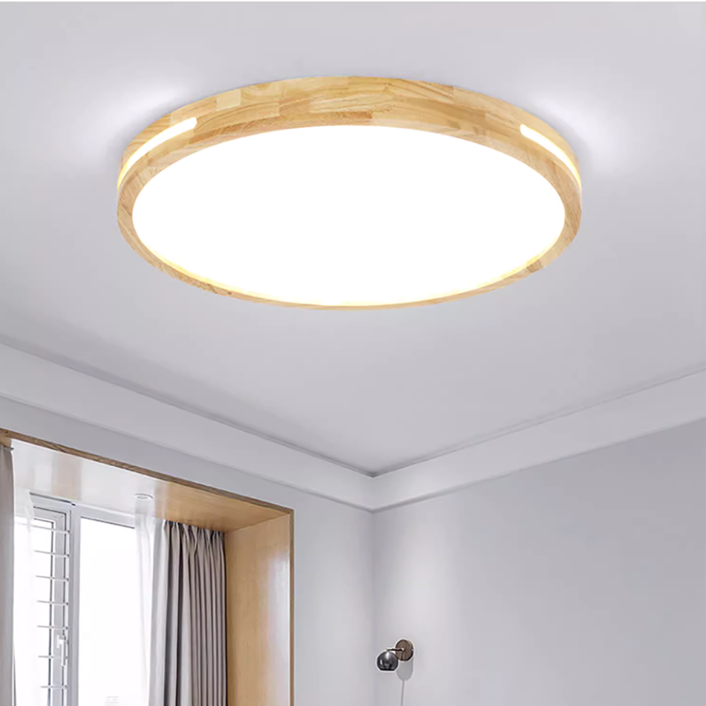 The Timbera Nordic Wooden LED Ceiling Light