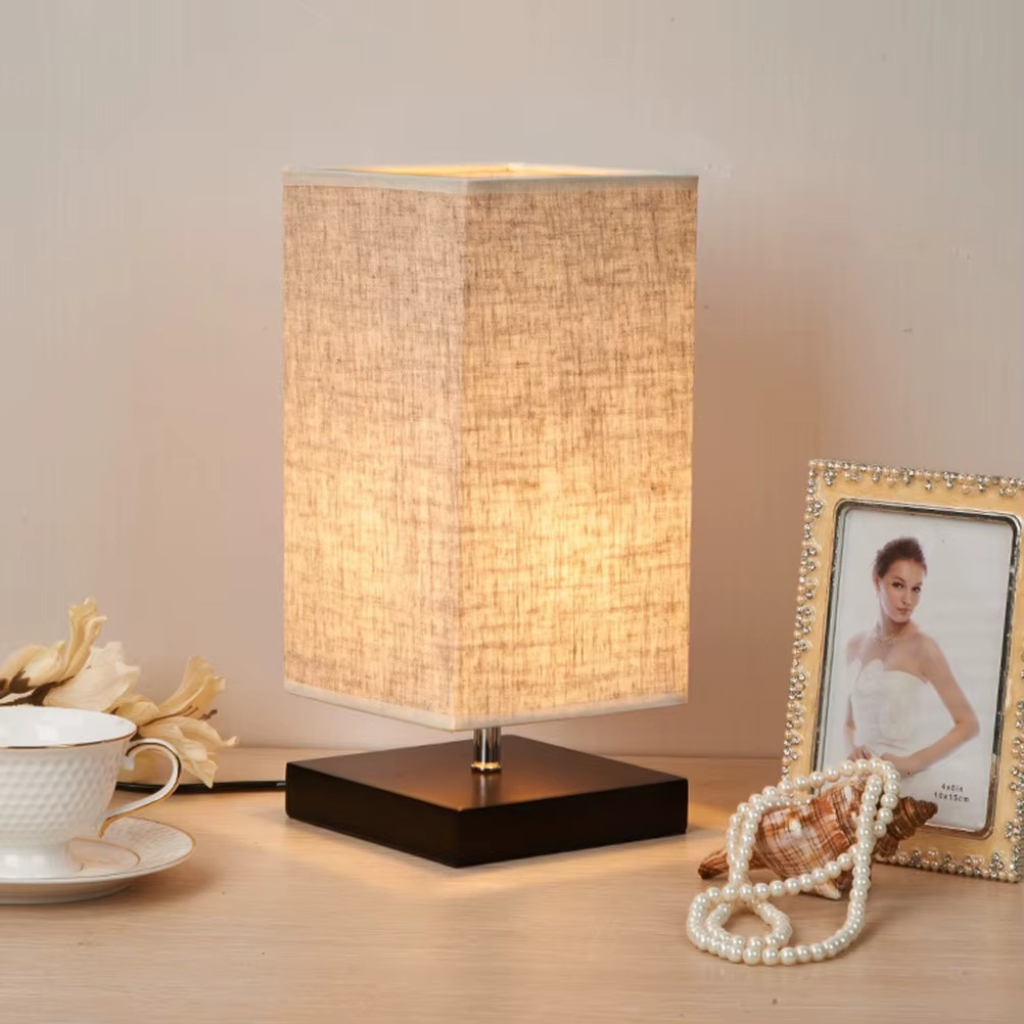 The Timbera Wooden Japanese Style Table Lamp