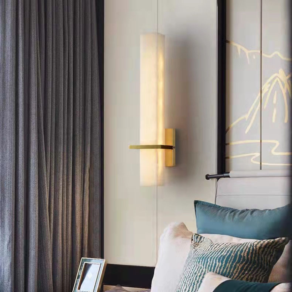 The Travelle Sconce Marble Wall Light