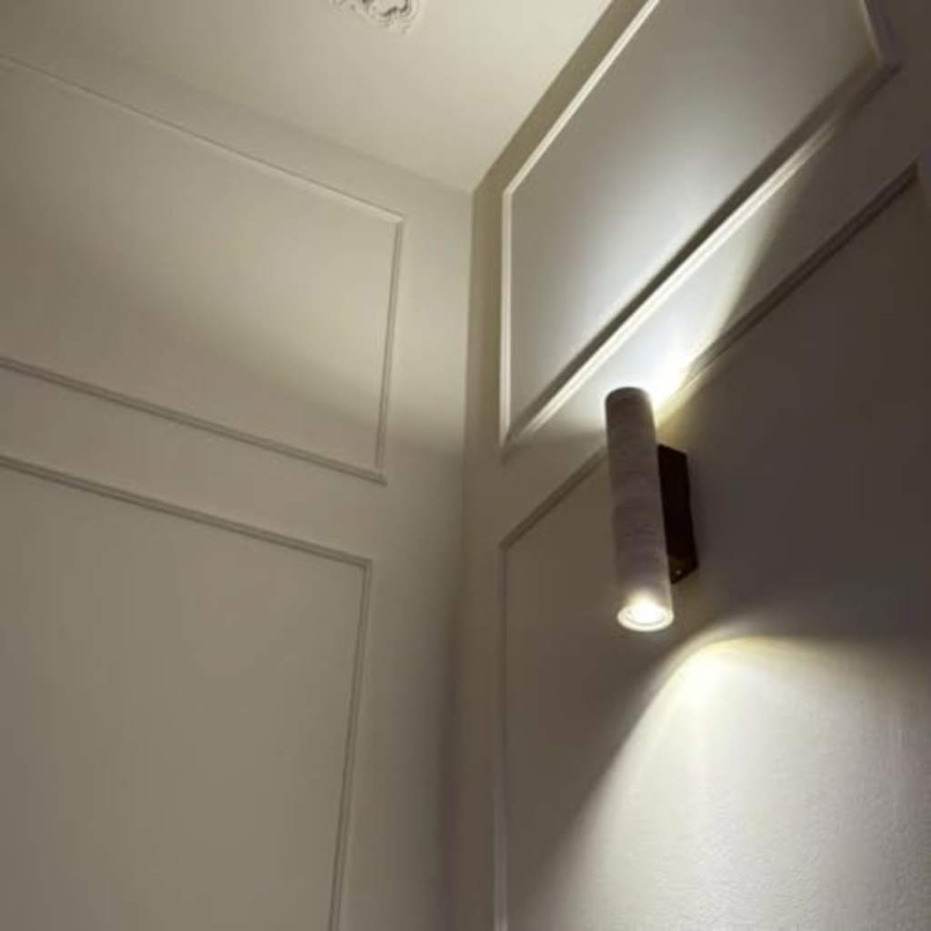 The Travora Travertine Sconce Wall Light