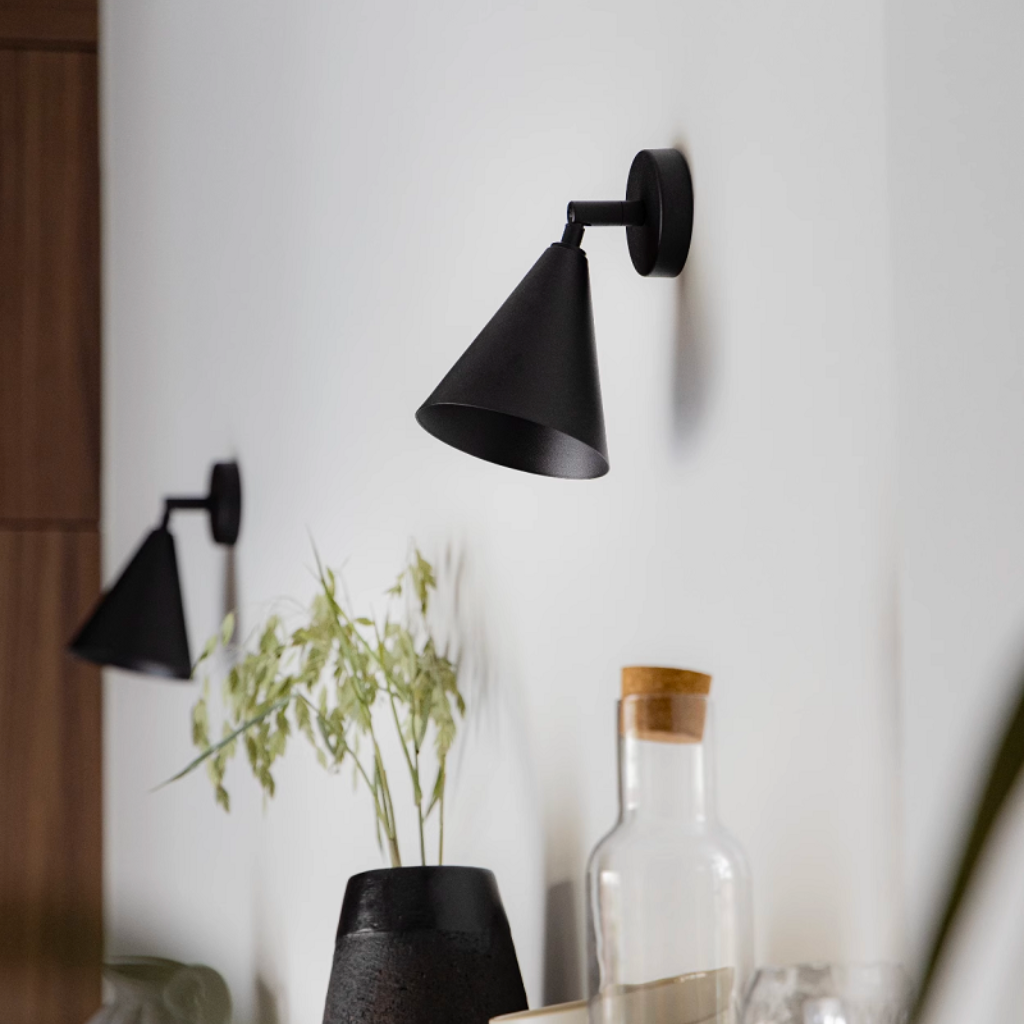 The Trieste Retro Round Wall LED Light