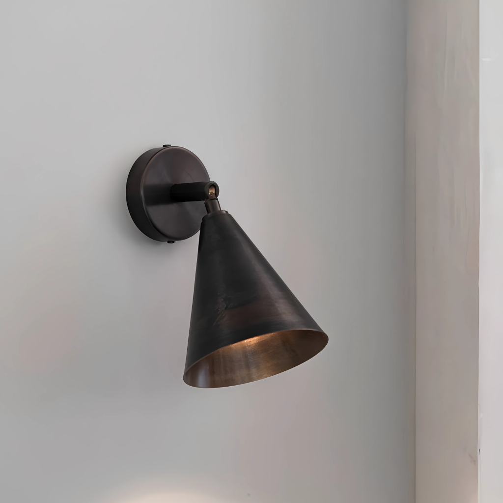 The Trieste Retro Round Wall LED Light