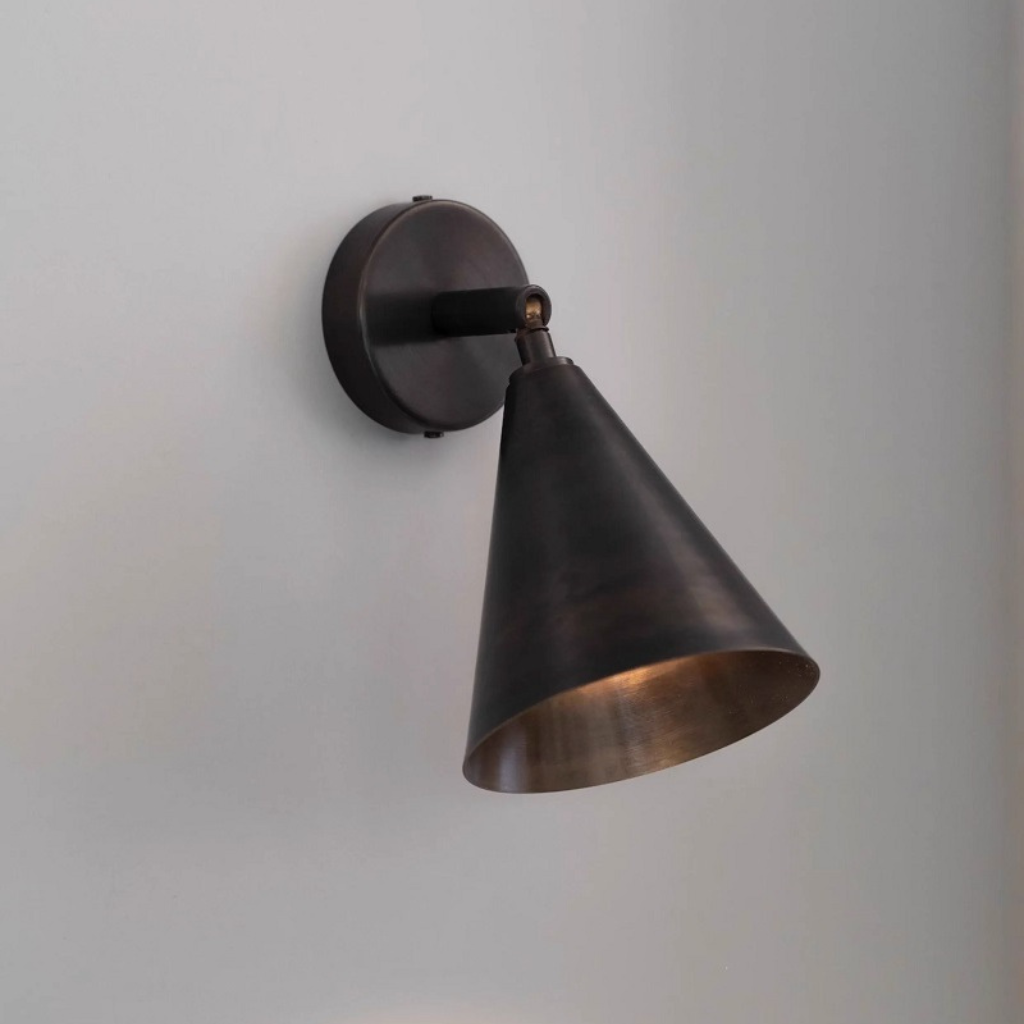 The Trieste Retro Round Wall LED Light