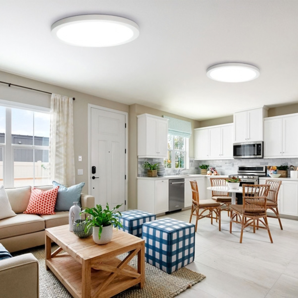 The Trivelle Ultra Thin Tri Colour LED Ceiling Light
