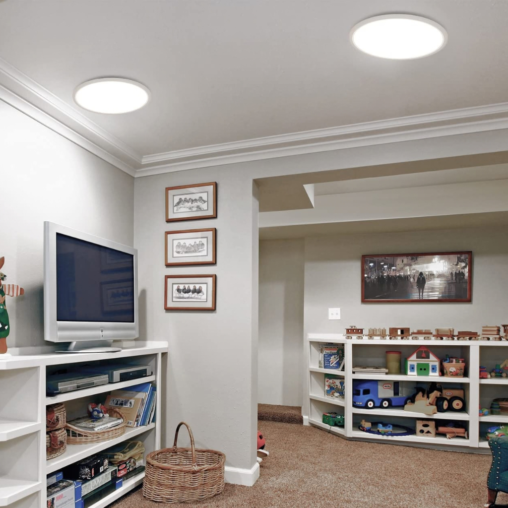 The Trivelle Ultra Thin Tri Colour LED Ceiling Light