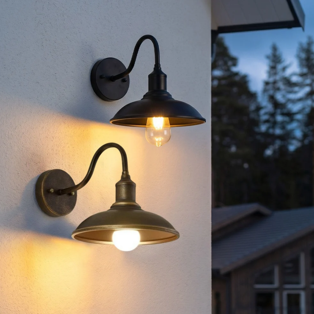 The Valmere Retro Waterproof Outdoor Wall Light