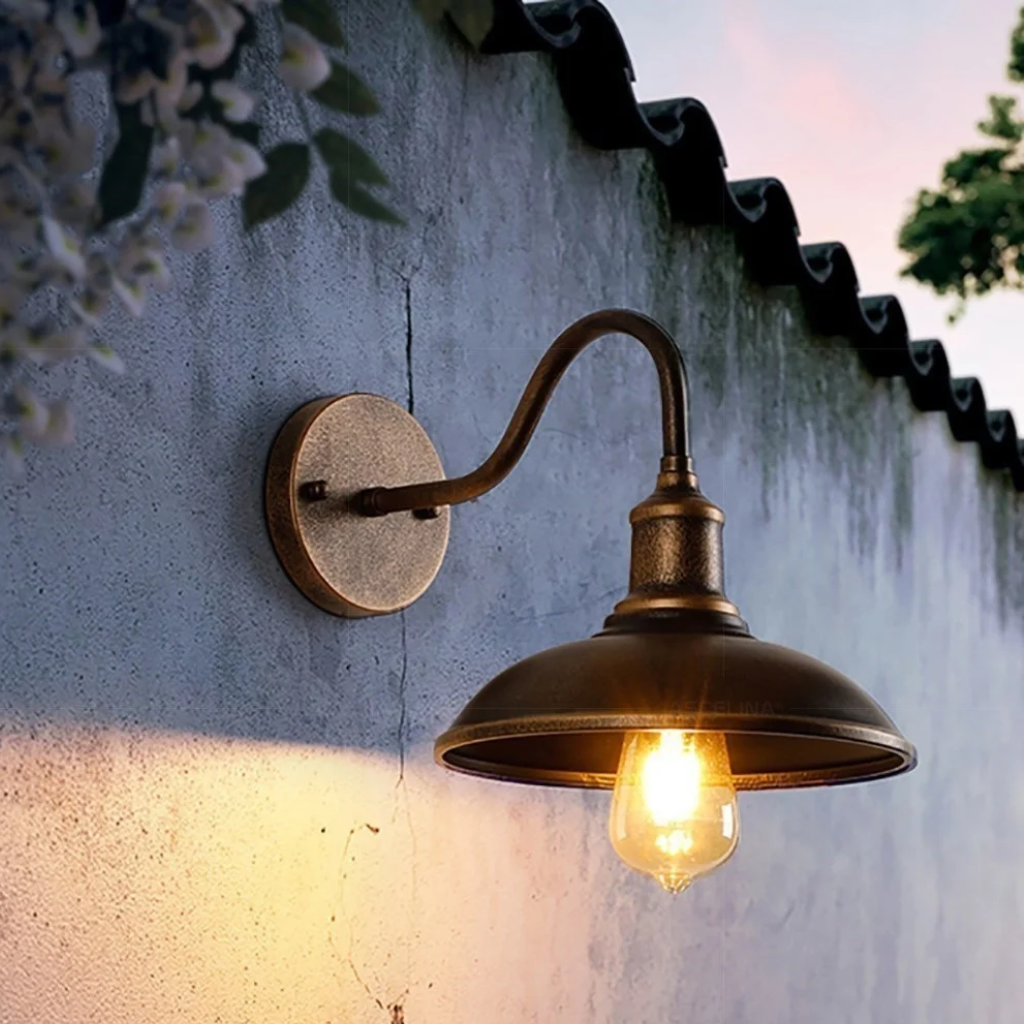 The Valmere Retro Waterproof Outdoor Wall Light