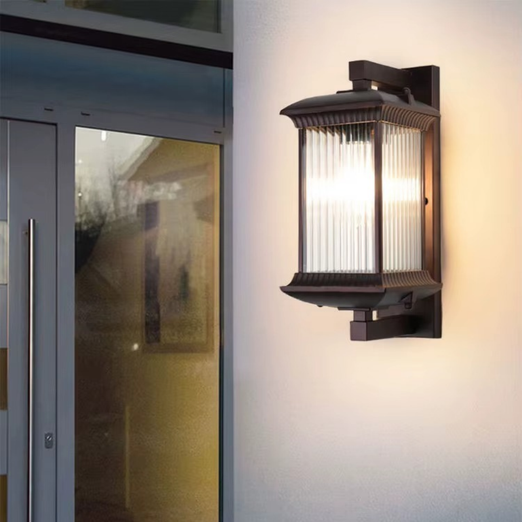 The Valtorin Outdoor Waterproof Metal Wall Light