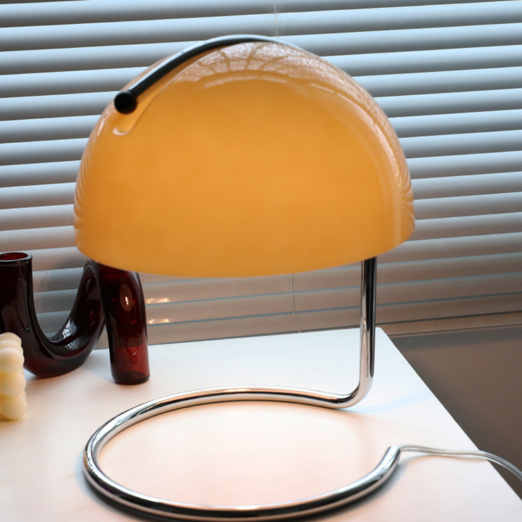 The Vellaro Nordic Retro Glass Table Lamp