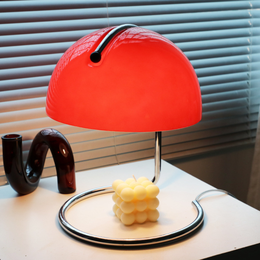 The Vellaro Nordic Retro Glass Table Lamp