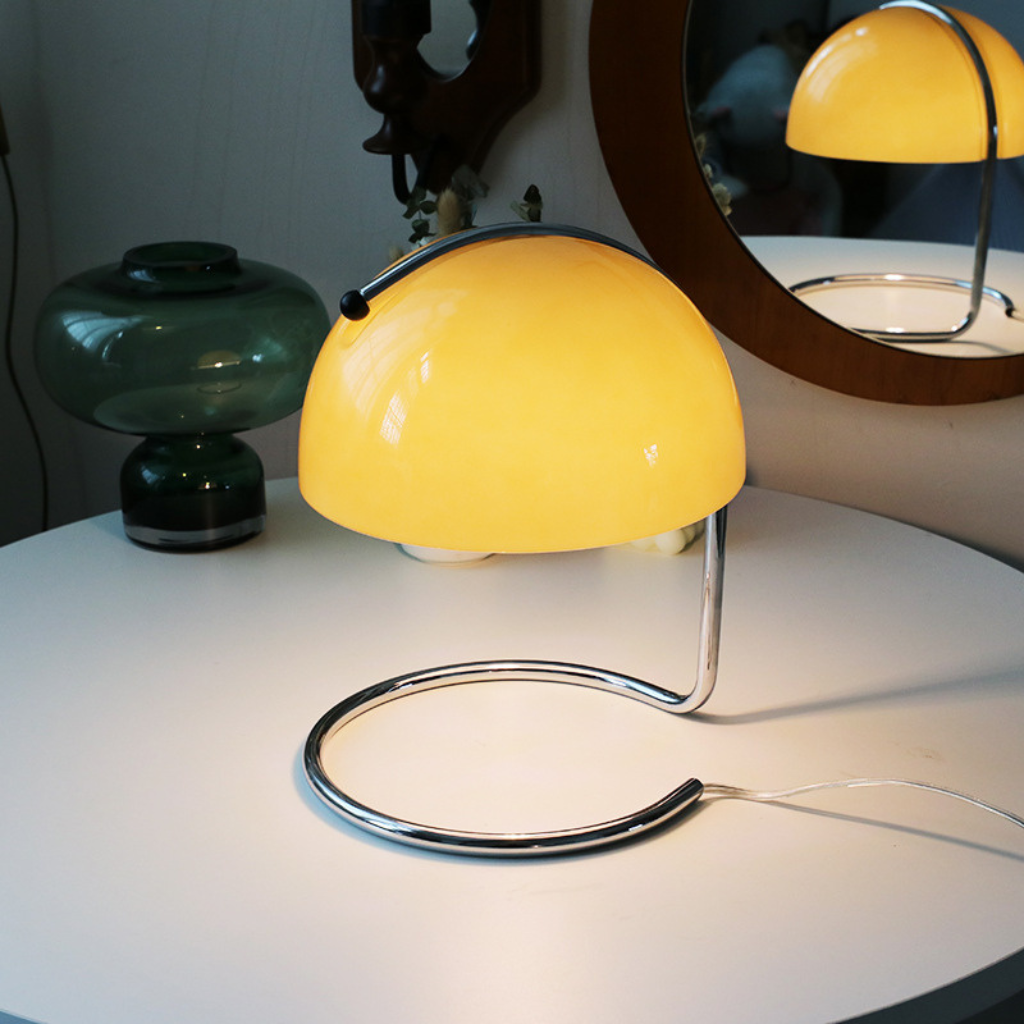 The Vellaro Nordic Retro Glass Table Lamp