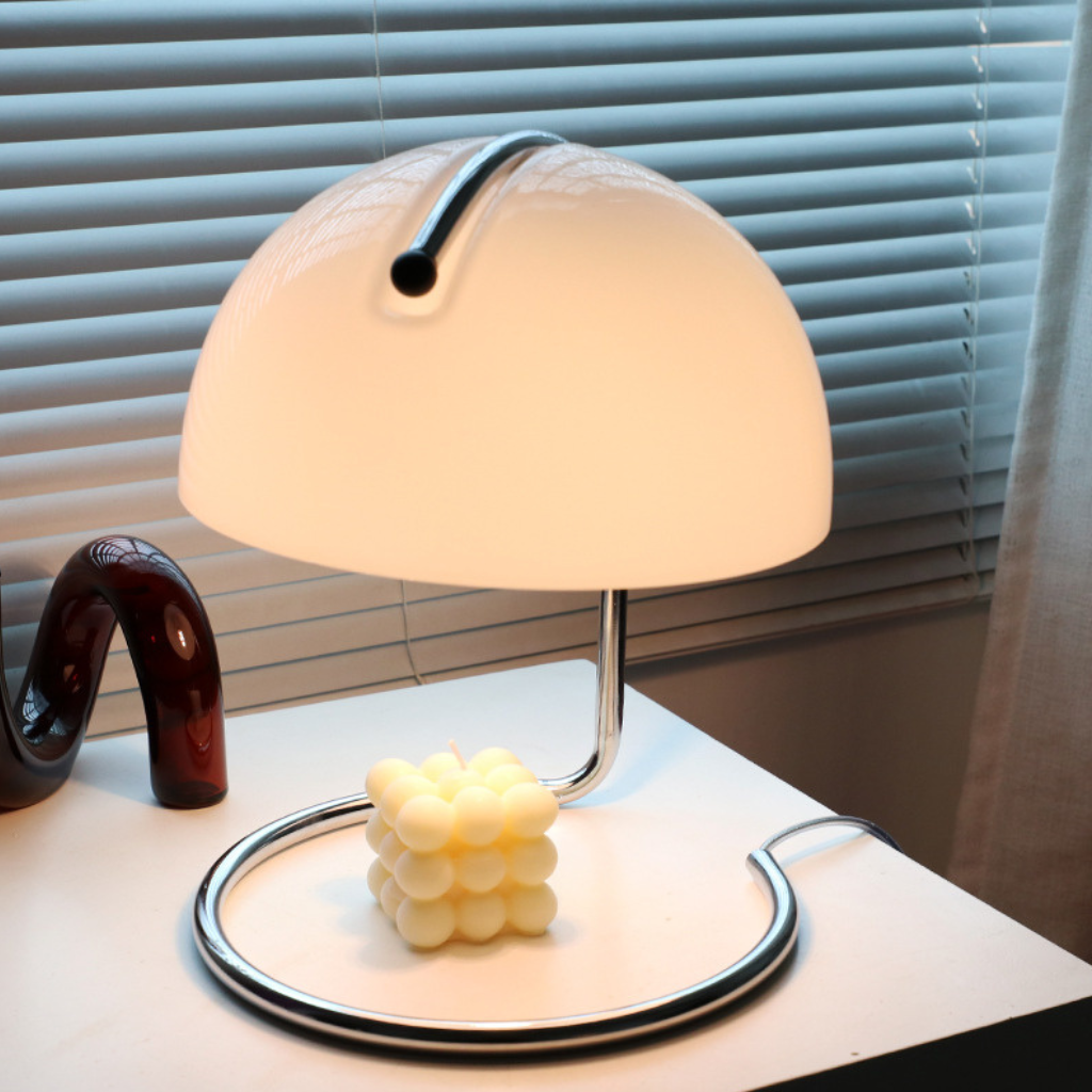 The Vellaro Nordic Retro Glass Table Lamp