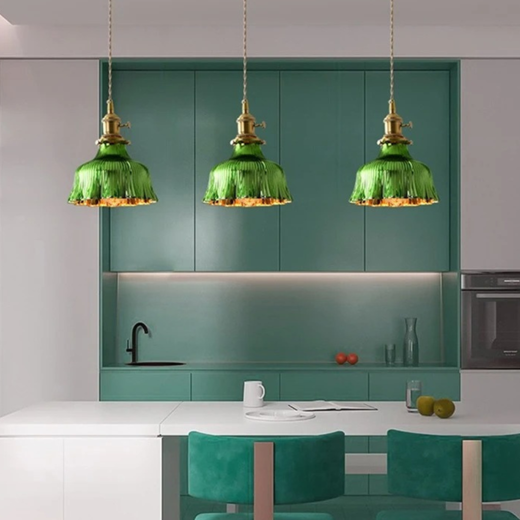 The Verdix Nordic Glass Pendant Light