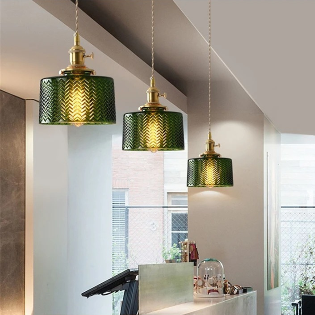 The Verdix Nordic Glass Pendant Light