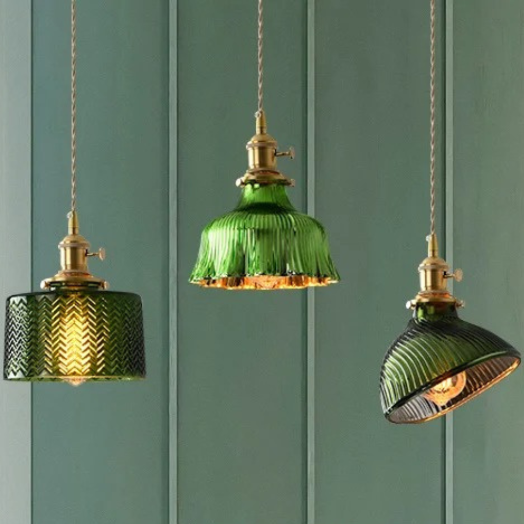 The Verdix Nordic Glass Pendant Light