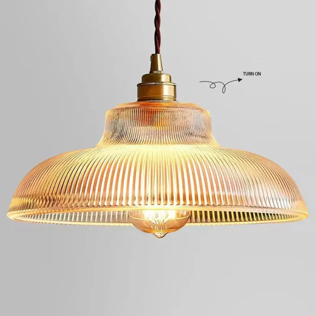 The Verelle Nordic Glass Pendant Light