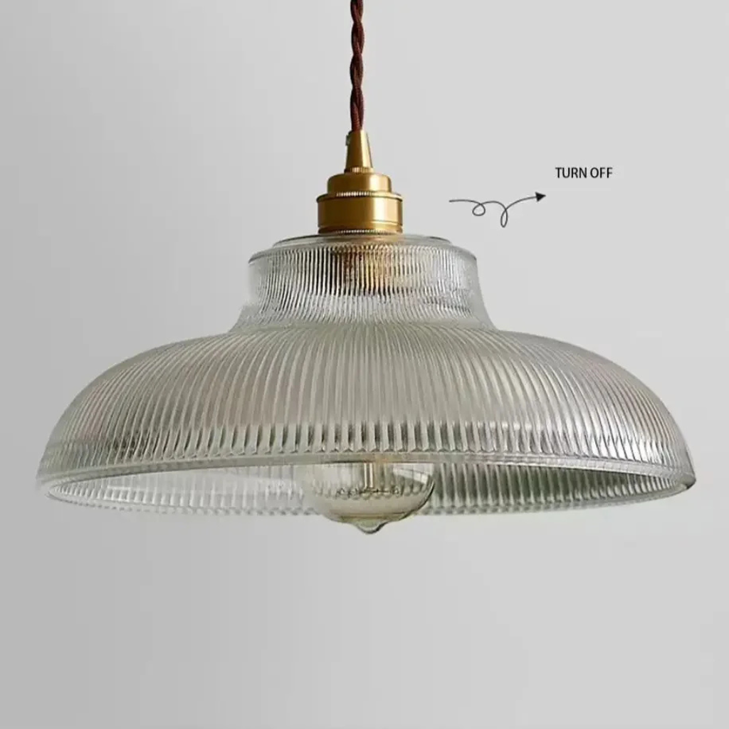 The Verelle Nordic Glass Pendant Light
