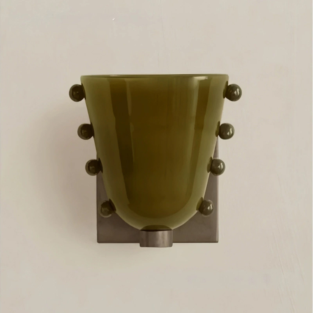 The Verlisse Stained Retro Glass LED Wall Light