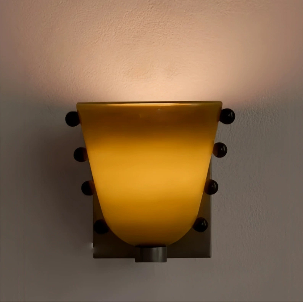 The Verlisse Stained Retro Glass LED Wall Light