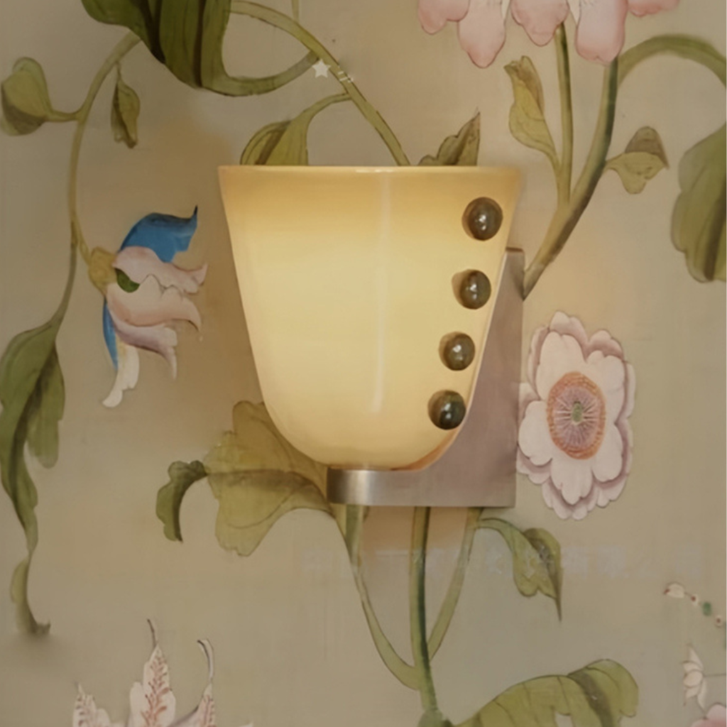 The Verlisse Stained Retro Glass LED Wall Light