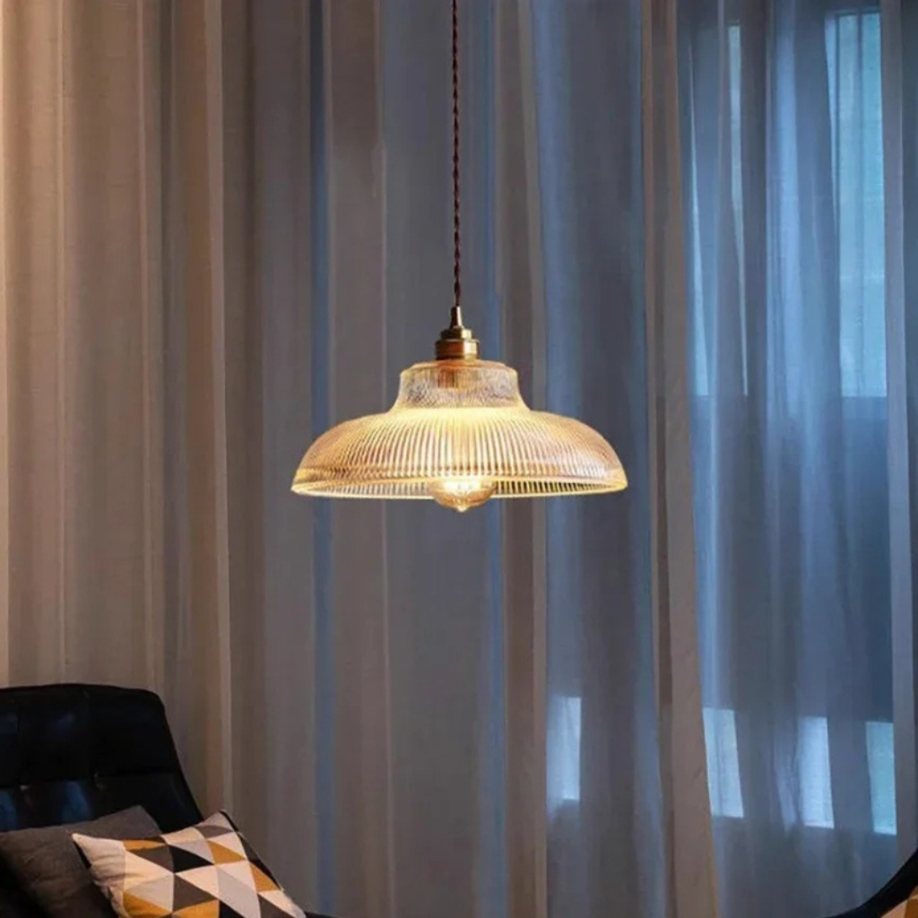 The Vetrano Nordic Retro Glass Pendant Light