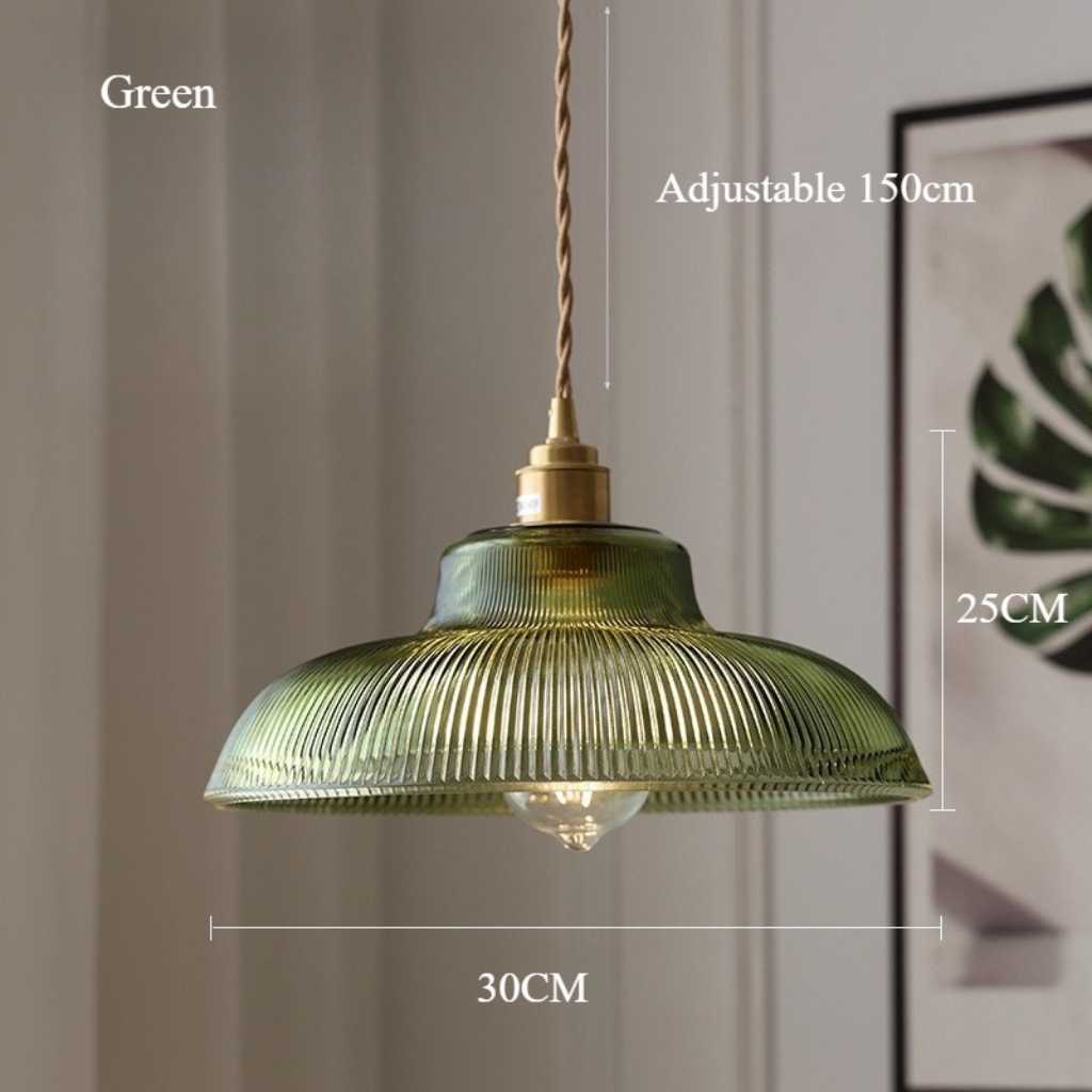 The Vetrano Nordic Retro Glass Pendant Light