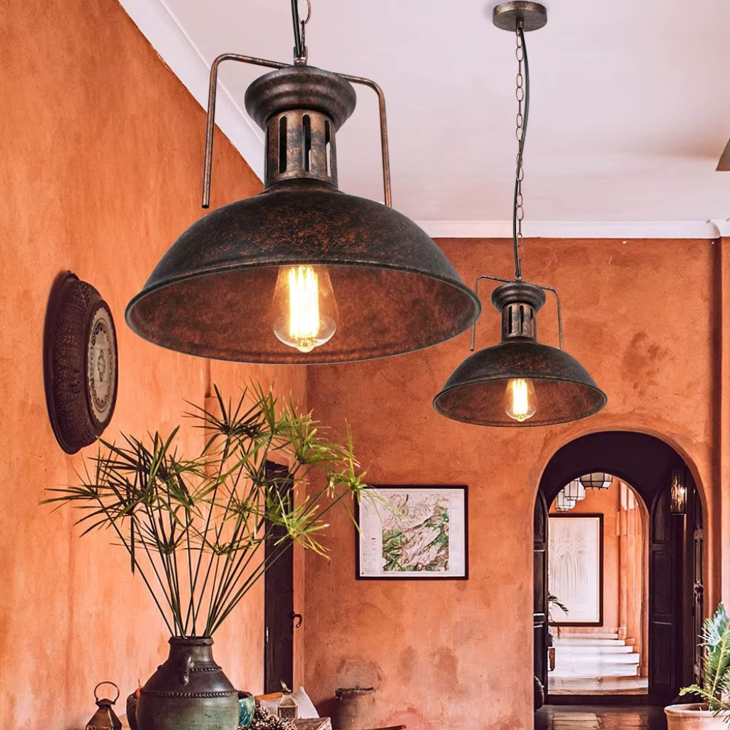 The Vintor Industrial Rustic Metal Pendant Ceiling Light