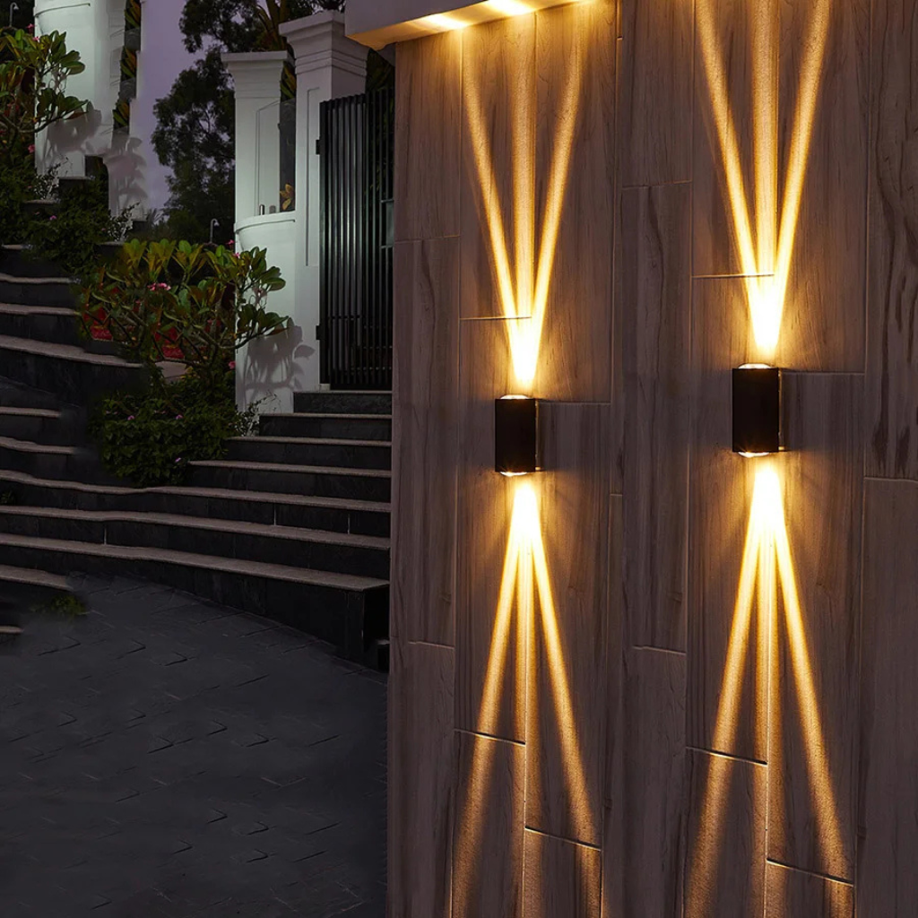 The Virella Waterproof Outdoor LED Wall Spotlight