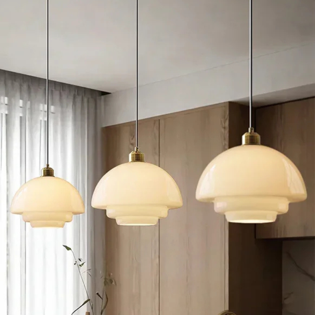 The Virelle Modern Glass LED Pendant Light