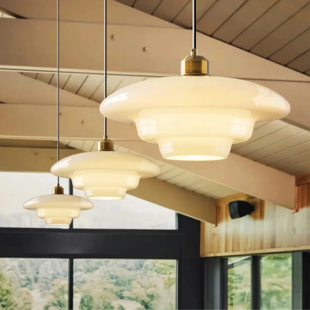 The Virelle Modern Glass LED Pendant Light
