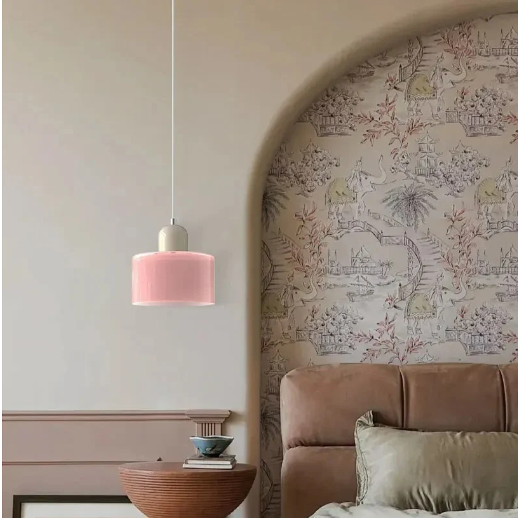 The Virelle Stained Glass Pendant Light