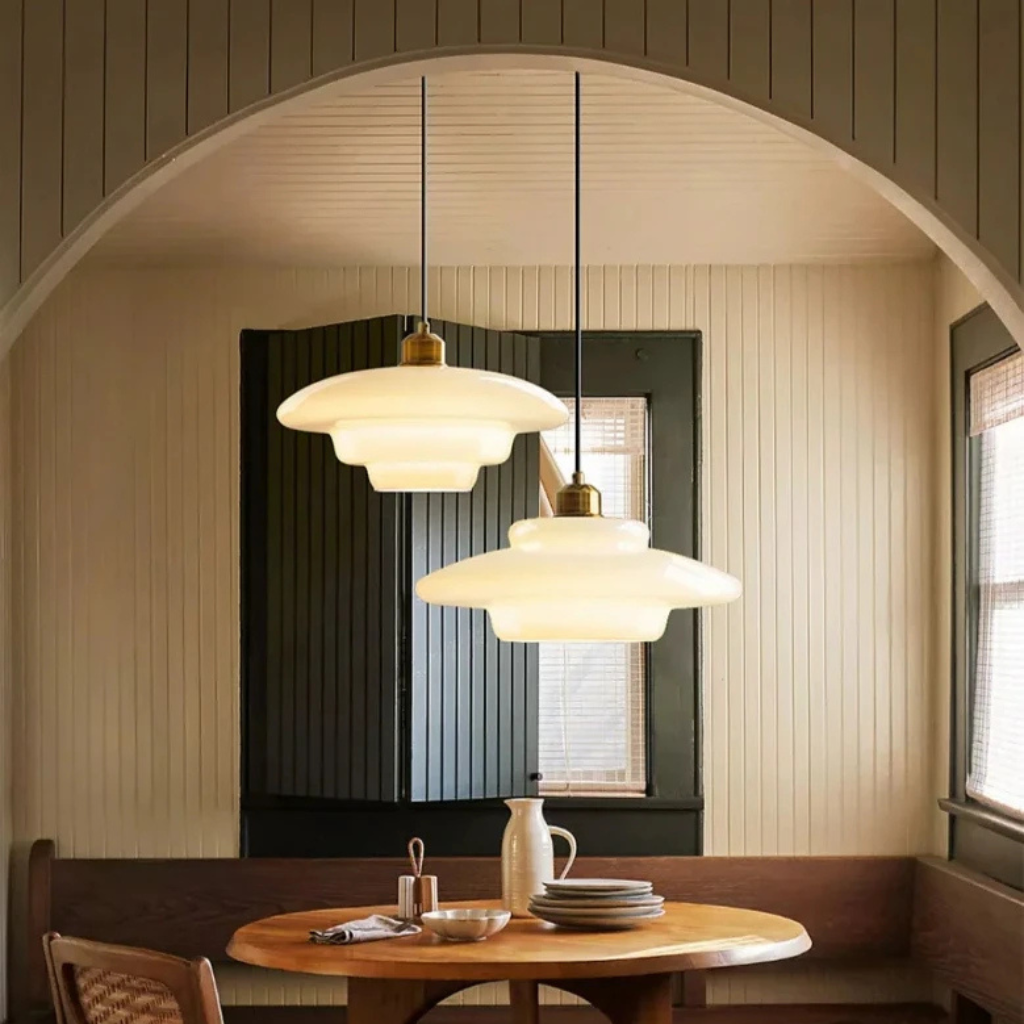 The Virelle Modern Glass LED Pendant Light