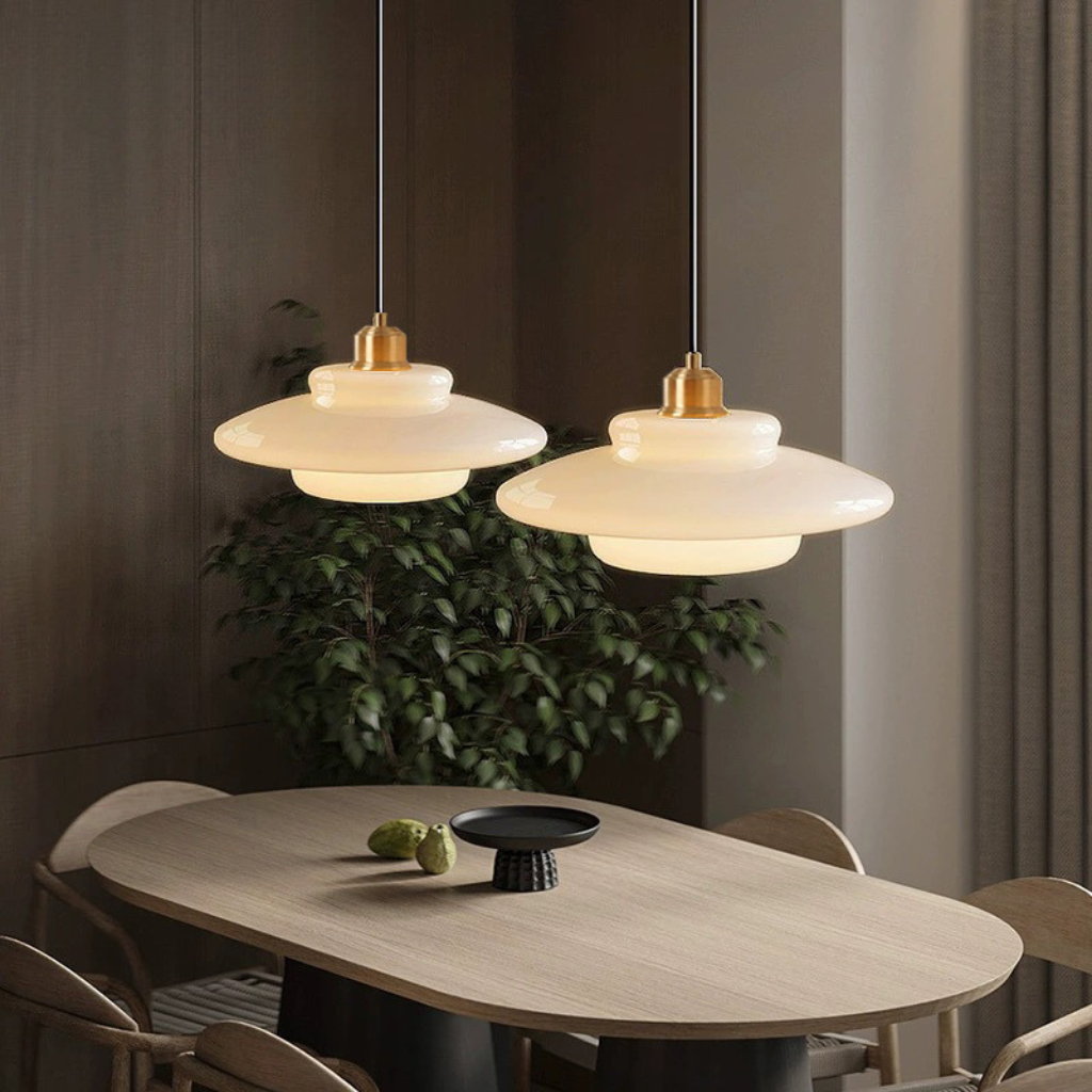 The Virelle Modern Glass LED Pendant Light