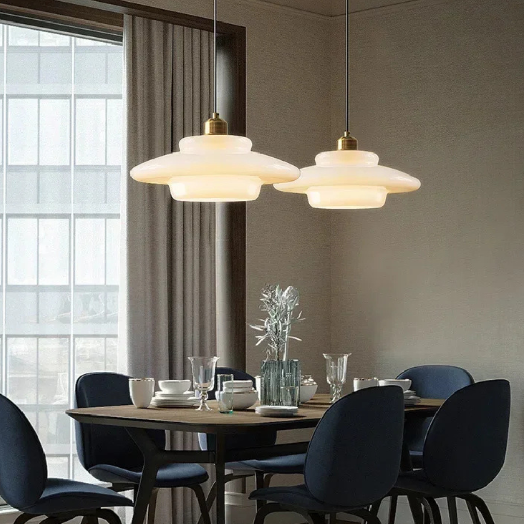 The Virelle Modern Glass LED Pendant Light