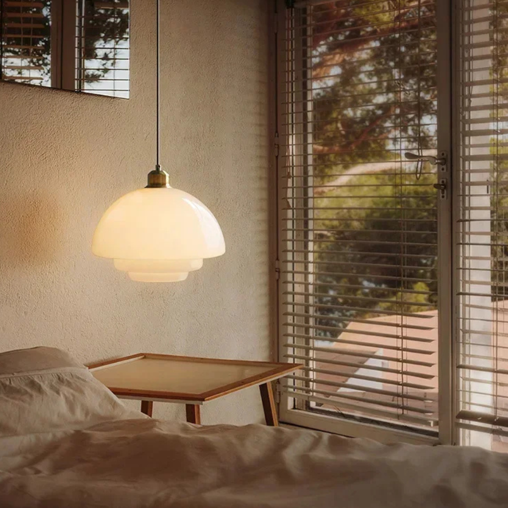 The Virelle Modern Glass LED Pendant Light