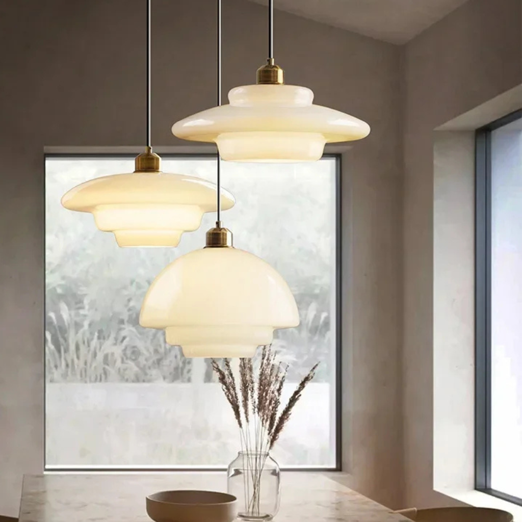 The Virelle Modern Glass LED Pendant Light